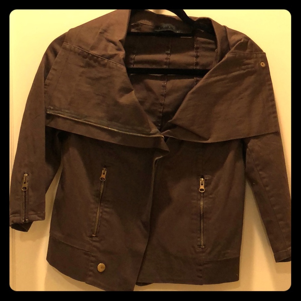 TCEC chocolate brown jacket